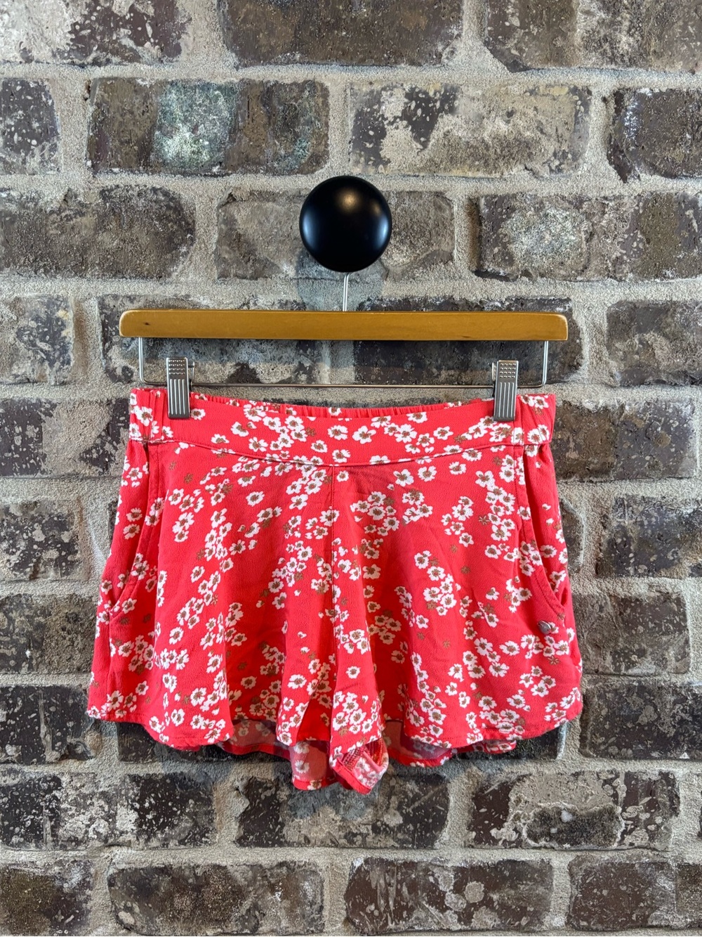 Roxy Coral Juniors Casual Fluttery Shorts Size Small